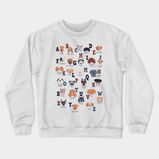 Dogs Alphabet Crewneck Sweatshirt